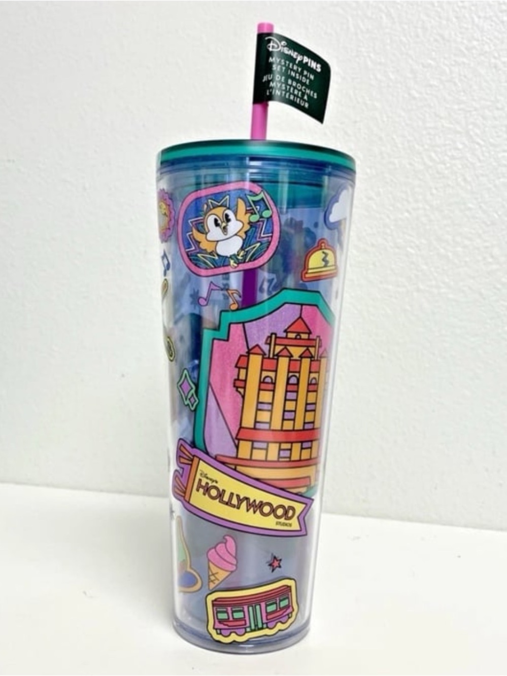 Starbucks Disney Hollywood studios tumbler NWT NO PINS